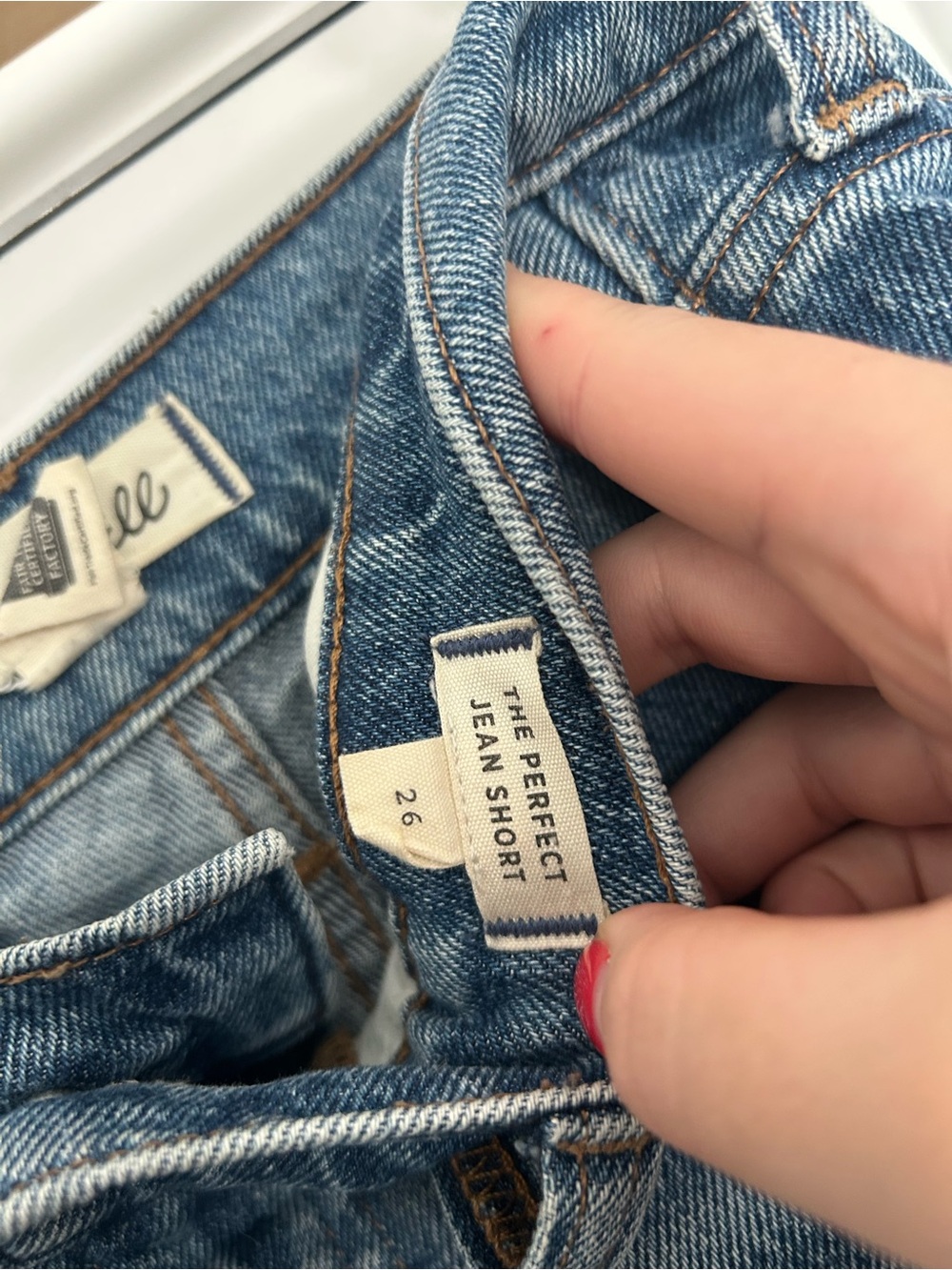 Madewell The Perfect Jean Shorts - Picture 3 of 4